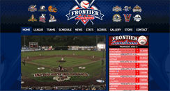 Desktop Screenshot of frontierleague.com